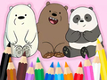 Juego Libro para colorear: Nosotros tres osos  en línea