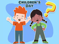 Juego Cuestionario para niños: ¿Cuánto sabes sobre el día del niño?  en línea