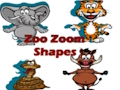 Juego Formas de zoom del zoológico  en línea