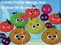 Juego Frutas divertidas: fusiona y recolecta sandía.  en línea
