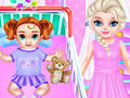 Juego Día del cuidado de la pequeña Elsa  en línea