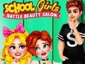 Juego Salón de belleza de batalla de niñas de la escuela  en línea