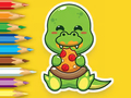 Juego Libro para colorear: Dinosaurios hambrientos  en línea
