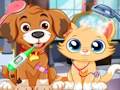 Juego Cuidado veterinario para mascotas cachorros  en línea