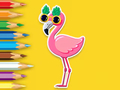 Juego Libro para colorear: Flamenco  en línea