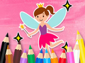 Juego Libro para colorear: Pequeña hada bonita  en línea