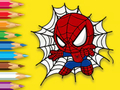 Juego Libro para colorear: Bebé Spiderman  en línea