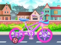 Juego Salón de lavado de bicicletas para niñas  en línea