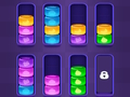Juego Rompecabezas de clasificación de colores brillantes  en línea
