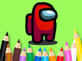 Juego Libro para colorear: Entre nosotros  en línea