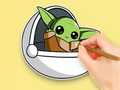 Juego Libro para colorear: Maestro Yoda  en línea