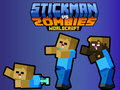 Juego Stickman vs Zombis WorldCraft  en línea