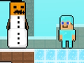 Juego Noob contra muñeco de nieve profesional  en línea