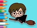 Juego Libro para colorear: Potter volador  en línea