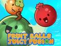 Juego Bolas de frutas: fusión jugosa  en línea