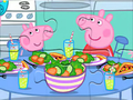 Juego Rompecabezas: La hora de cenar con Peppa  en línea