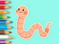 Juego Libro para colorear: lindo insecto  en línea