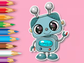 Juego Libro para colorear: Robot Sonrisa  en línea