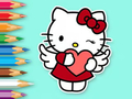 Juego Libro para colorear: Gatito del amor  en línea