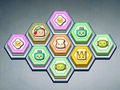 Juego Trío de azulejos hexagonales  en línea