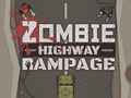 Juego Alboroto zombi en la carretera  en línea