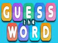 Juego Adivina la palabra  en línea