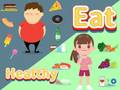 Juego Prueba para niños: Coma sano  en línea