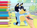 Juego Libro para colorear: Bluey y Bingo  en línea