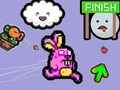 Juego La desafiante aventura del lindo conejo  en línea