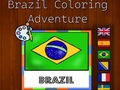 Juego Aventura para colorear en Brasil  en línea