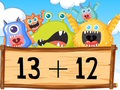 Juego Matemáticas monstruosas  en línea