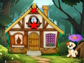 Juego Escape del bungalow en el bosque  en línea