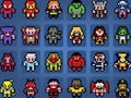 Juego Imágenes por números Superhéroes  en línea