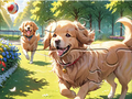 Juego Rompecabezas: Diversión para cachorros  en línea