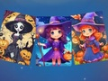 Juego Rompecabezas espeluznante de Halloween  en línea