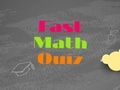 Juego Prueba rápida de matemáticas  en línea