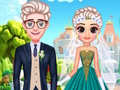 Juego Corona y vestido de boda de princesa  en línea
