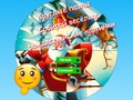 Juego Puzzle redondo Recoge divertidas imágenes navideñas  en línea