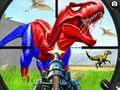 Juego Dino esconde y dispara  en línea