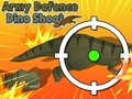 Juego Disparo de dinosaurio de defensa del ejército  en línea