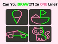 Juego Brain Test: rompecabezas de dibujo de una línea  en línea