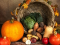 Juego Rompecabezas de calabaza y verduras  en línea