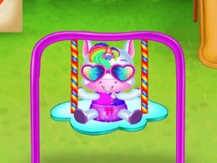 Juego Guardería Unicornio Recién Nacido  en línea