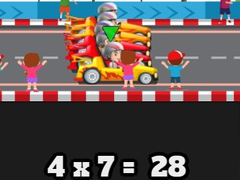 Juego Carrera de Matemáticas Cuatro Aritmética  en línea