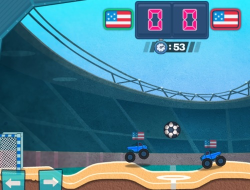 Juego Fútbol de camiones turbo  en línea