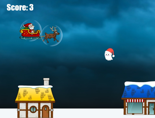 Juego Juego de vuelo de Papá Noel  en línea