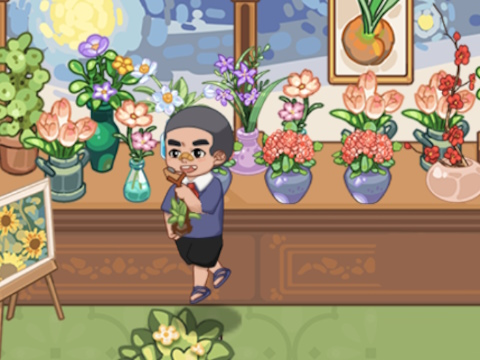 Juego Mart Puzzle Juego de flores  en línea
