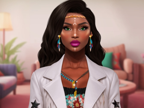 Juego Vestir bohemio chic  en línea