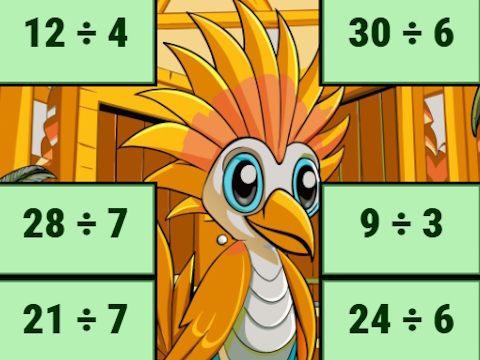 Juego Imagen del pájaro de la división Descubrir  en línea