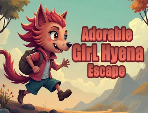 Juego Adorable niña hiena escapar  en línea
